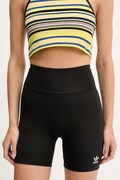 adidas Originals szorty Essential damskie kolor czarny gładkie high waist JY0079