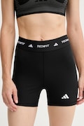 adidas Performance szorty treningowe Techfit damskie kolor czarny gładkie high waist IT2275