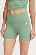 P.E Nation szorty treningowe Solace Seamless 3 damskie kolor turkusowy gładkie high waist 244S223