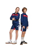 adidas Performance szorty dziecięce kolor granatowy z aplikacją regulowana talia JD0642