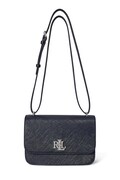 Lauren Ralph Lauren torebka skórzana kolor granatowy 431974272