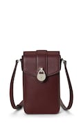 Lauren Ralph Lauren custodia per cellulare in pelle colore nero 432969460