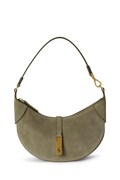 Polo Ralph Lauren torebka shopper damska zamszowa zielona 428922880
