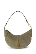 Polo Ralph Lauren torebka shopper damska zamszowa zielona 428922880
