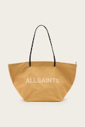 Βαμβακερή τσάντα AllSaints SERAFINA χρώμα: μπεζ, W323XC