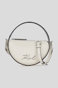 Karl Lagerfeld borsa a mano in pelle colore bianco A3W30047