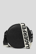 Шкіряна сумочка Karl Lagerfeld K/CIRCLE колір чорний A3W30059