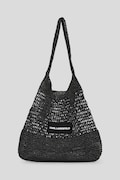 Plážová taška Karl Lagerfeld K/ESSENTIAL čierna farba, A3W46033