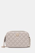 Τσάντα Guess GIULLY χρώμα: μπεζ, HWQG96 73140