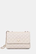 Guess torebka crossbody damska GIULLY beżowa HWQG96 73200