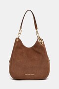 Semišová kabelka MICHAEL Michael Kors LILLIE hnědá barva, 30F3G0LE3S