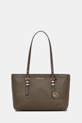 MICHAEL Michael Kors torebka shopper damska skórzana QUINN zielona 30T5GQNT2L