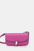 Pinko torebka skórzana kolor różowy 105349 A1ZX