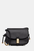 Pinko poșetă de piele culoarea negru, 103831 A1ZX