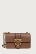 Pinko torebka crossbody damska skórzana bordowa 105856 A0F1