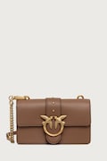 Pinko torebka crossbody damska skórzana bordowa 105856 A0F1