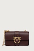 Pinko torebka crossbody damska skórzana bordowa 105856 A0F1