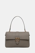 Pinko torebka skórzana kolor szary 105067 A0QO