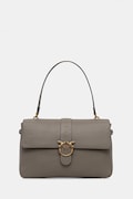 Pinko torebka skórzana kolor szary 105067 A0QO