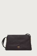 Pinko torebka crossbody damska skórzana bordowa 105161 A0QO