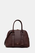 Δερμάτινη τσάντα Pinko χρώμα: μπορντό, 105906 A0QO