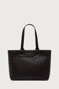 Armani Exchange torebka shopper damska z imitacji skóry brązowa XW001481 AF15774
