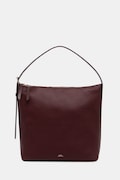A.P.C. geantă tote pentru femei din piele sac vera burgundă PXCBL.F61902