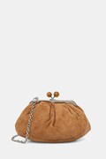 Weekend Max Mara pochette di pelle VALOIS colore marrone 2525516164600