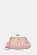 Weekend Max Mara poșetă de piele PRATI culoarea roz, 2525516204600