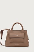 Armani Exchange geantă crossbody pentru femei cu imitație de piele bej XW001546 AF17019