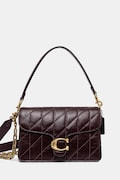 Kožená kabelka Coach Chain Tabby Shoulder Bag With Quilting černá barva, CAF55
