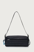 Patrizia Pepe baguette kabelka dámská kožená modrá 2B0148 L113