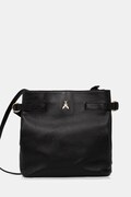Patrizia Pepe geantă de piele culoarea negru, 2B0150 L162