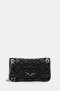 ZADIG&VOLTAIRE torebka skórzana kolor czarny LWBA04053