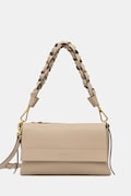 Coccinelle torebka skórzana BOHEME GRANA DOUBLE kolor beżowy E1.M50.12.01.01
