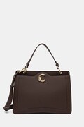 Kožená kabelka Coccinelle COCCINELLE C-ME hnědá barva, E1.SSL.18.05.01