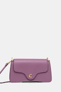 Coccinelle torebka skórzana kolor fioletowy E5.SSK.27.01.01