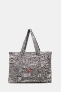 Τσάντα adidas by Stella McCartney χρώμα: γκρι, JM8500