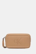 Calvin Klein crossbody kabelka dámská z imitace kůže béžová LV04F3220G