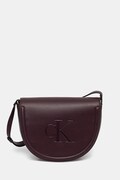 Calvin Klein poșetă culoarea bordo, LV04F3221G