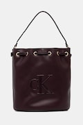 Calvin Klein poșetă culoarea bordo, LV04F3232G