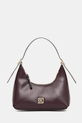Calvin Klein torebka skórzana kolor fioletowy LV04F3263G