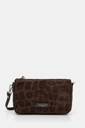 Gianni Chiarini geantă de mână din piele întoarsă NORA POUCH culoarea maro, BS.10224.CM