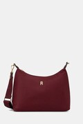 Kabelka Tommy Hilfiger vínová barva, AW0AW17937