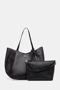 Τσάντα Guess AMORETTE χρώμα: μαύρο, HWBG78 98240