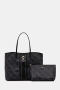 Τσάντα Guess ERENIA χρώμα: γκρι, HWSO78 38240
