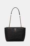 Τσάντα Guess NADIRA χρώμα: μαύρο, HWQG84 24220