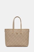 Kabelka Tommy Hilfiger béžová barva, AW0AW17696