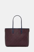 Kabelka Tommy Hilfiger červená barva, AW0AW17696