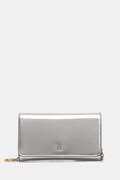 Τσάντα Tommy Hilfiger χρώμα: ασημί, AW0AW17959